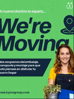We’re Moving: we handle packing, transport and assembly